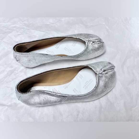 Maison margiela metallic tabi flats - Picture 1 of 3